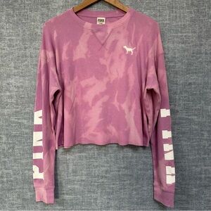🔥SOLD🔥 Victoria’s Secret PINK Custom Bleach Dyed Thermal